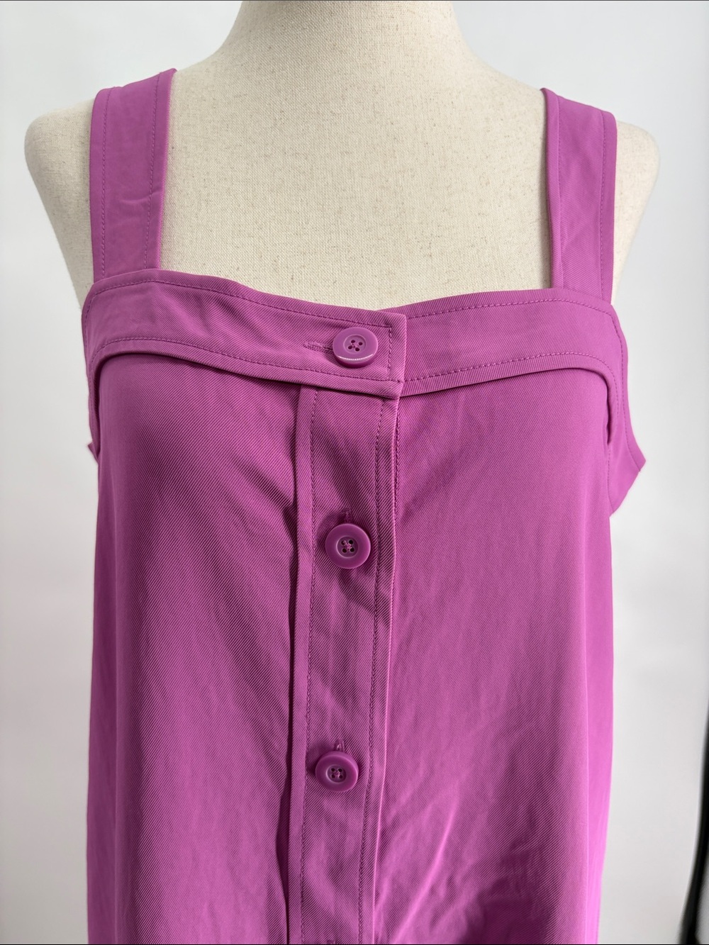 Everlane Japanese GoWeave Picnic Dress Midi Dress Wisteria Pink NWT Size 6 - Picture 3 of 7